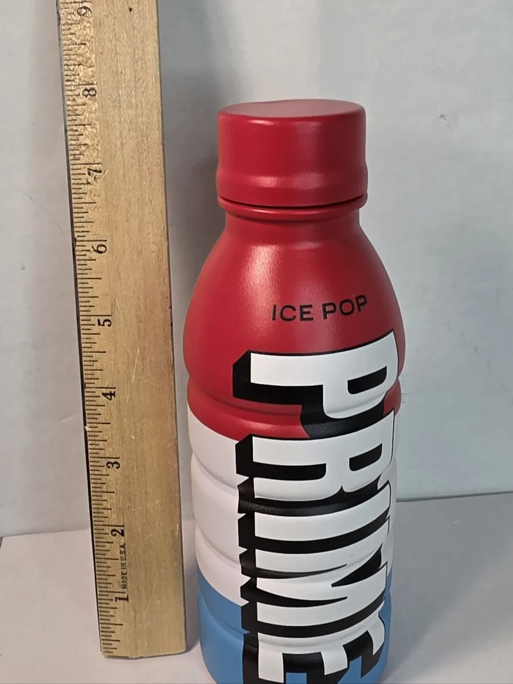 Prime Ice Pop Metal Insulated Storage Bottle. LNWOT